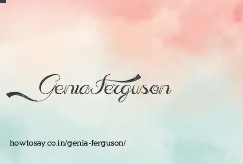 Genia Ferguson