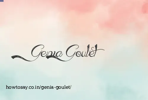Genia Goulet