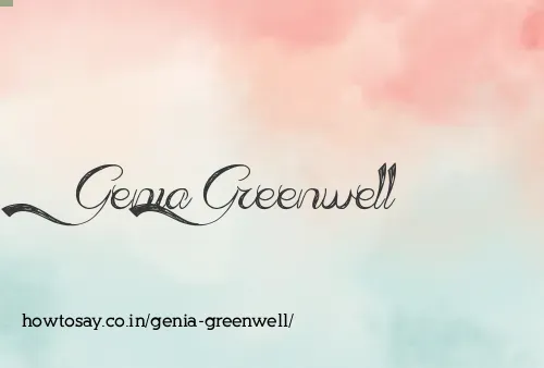 Genia Greenwell