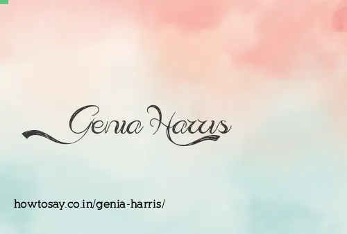 Genia Harris