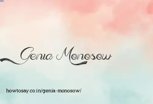 Genia Monosow