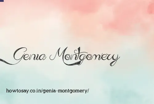 Genia Montgomery