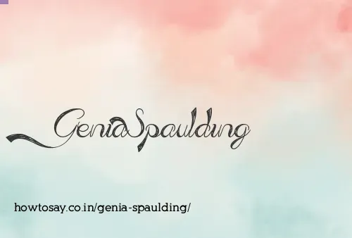 Genia Spaulding