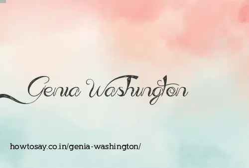 Genia Washington