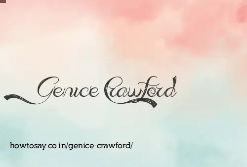 Genice Crawford