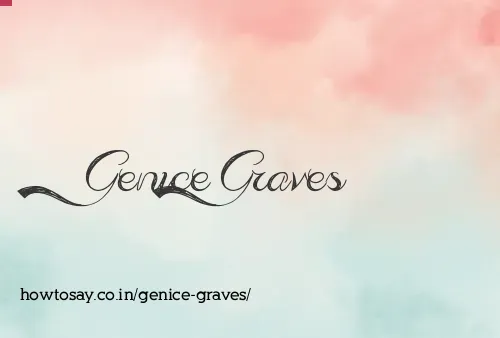 Genice Graves