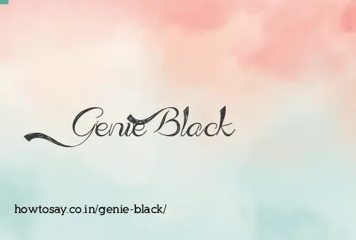 Genie Black