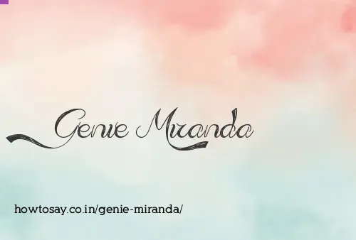 Genie Miranda