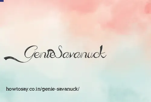 Genie Savanuck