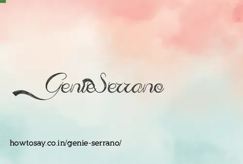 Genie Serrano