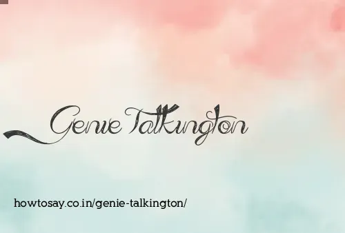 Genie Talkington