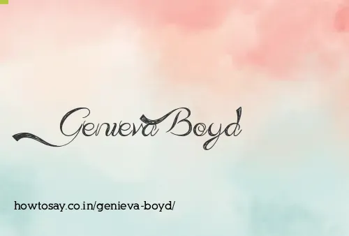 Genieva Boyd