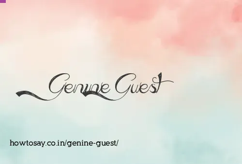 Genine Guest
