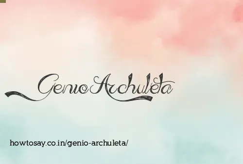 Genio Archuleta