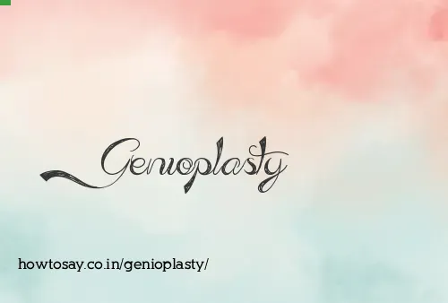 Genioplasty