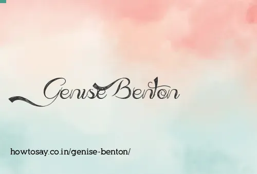Genise Benton
