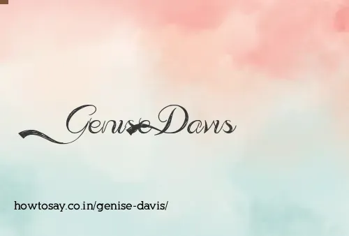 Genise Davis