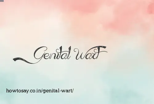 Genital Wart