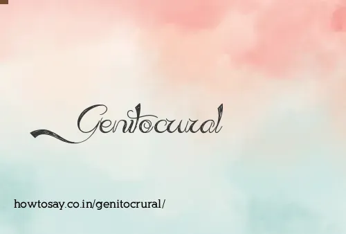 Genitocrural