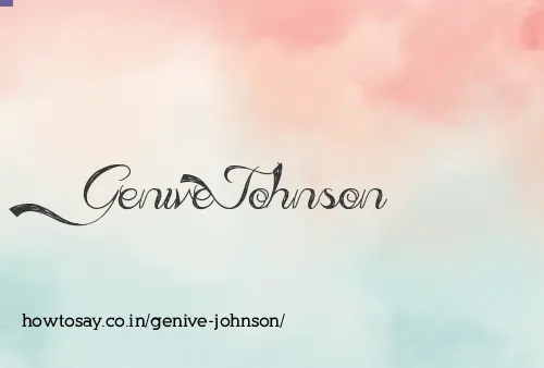 Genive Johnson