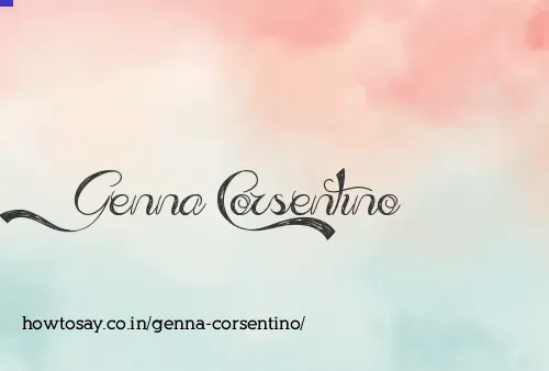 Genna Corsentino