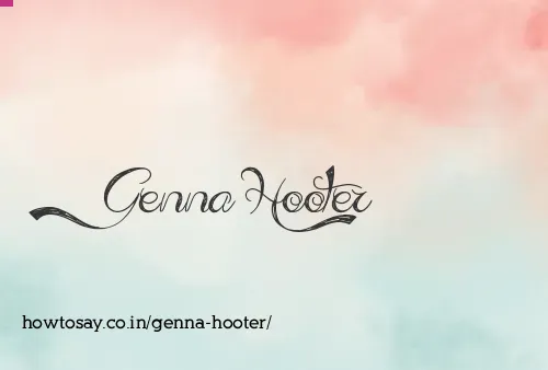 Genna Hooter