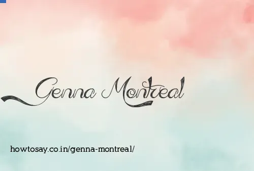 Genna Montreal