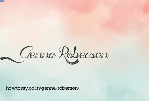 Genna Roberson