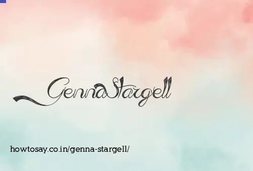 Genna Stargell