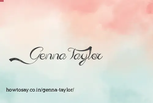 Genna Taylor