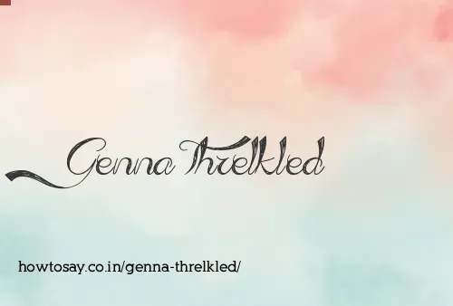 Genna Threlkled