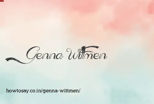 Genna Wittmen