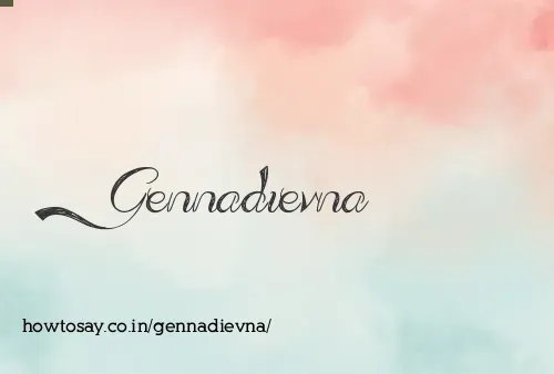 Gennadievna