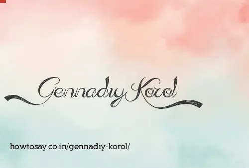Gennadiy Korol