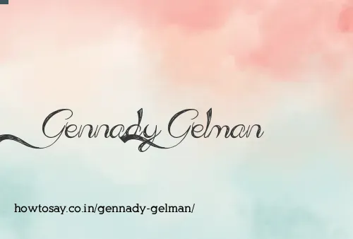 Gennady Gelman