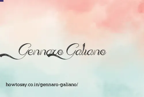 Gennaro Galiano
