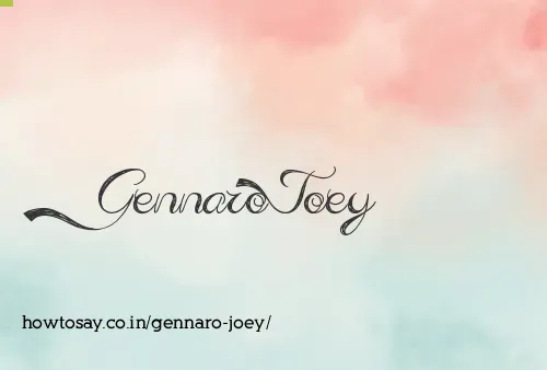 Gennaro Joey