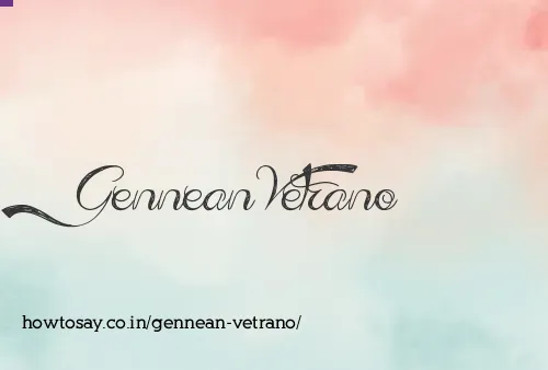Gennean Vetrano