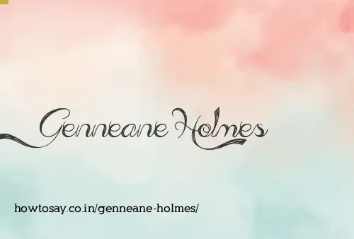 Genneane Holmes