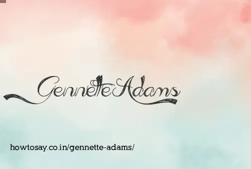 Gennette Adams