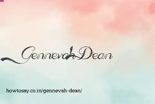 Gennevah Dean