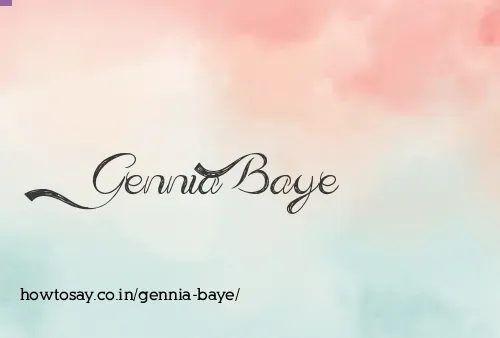 Gennia Baye