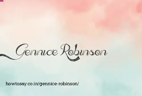 Gennice Robinson