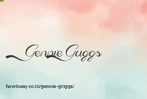 Gennie Griggs