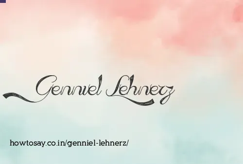 Genniel Lehnerz