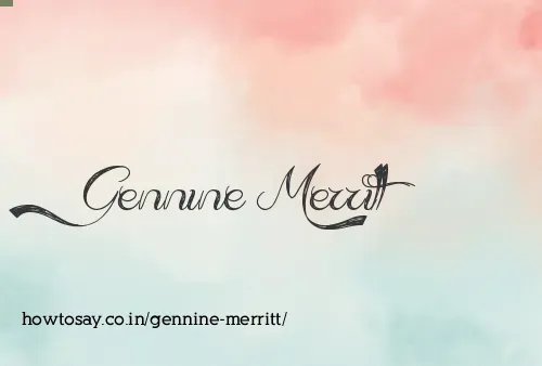Gennine Merritt