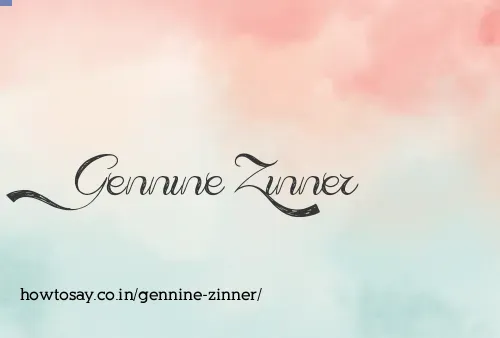 Gennine Zinner
