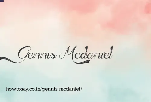 Gennis Mcdaniel