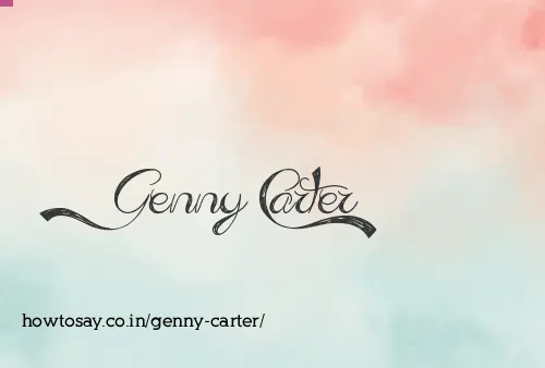Genny Carter