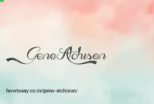 Geno Atchison